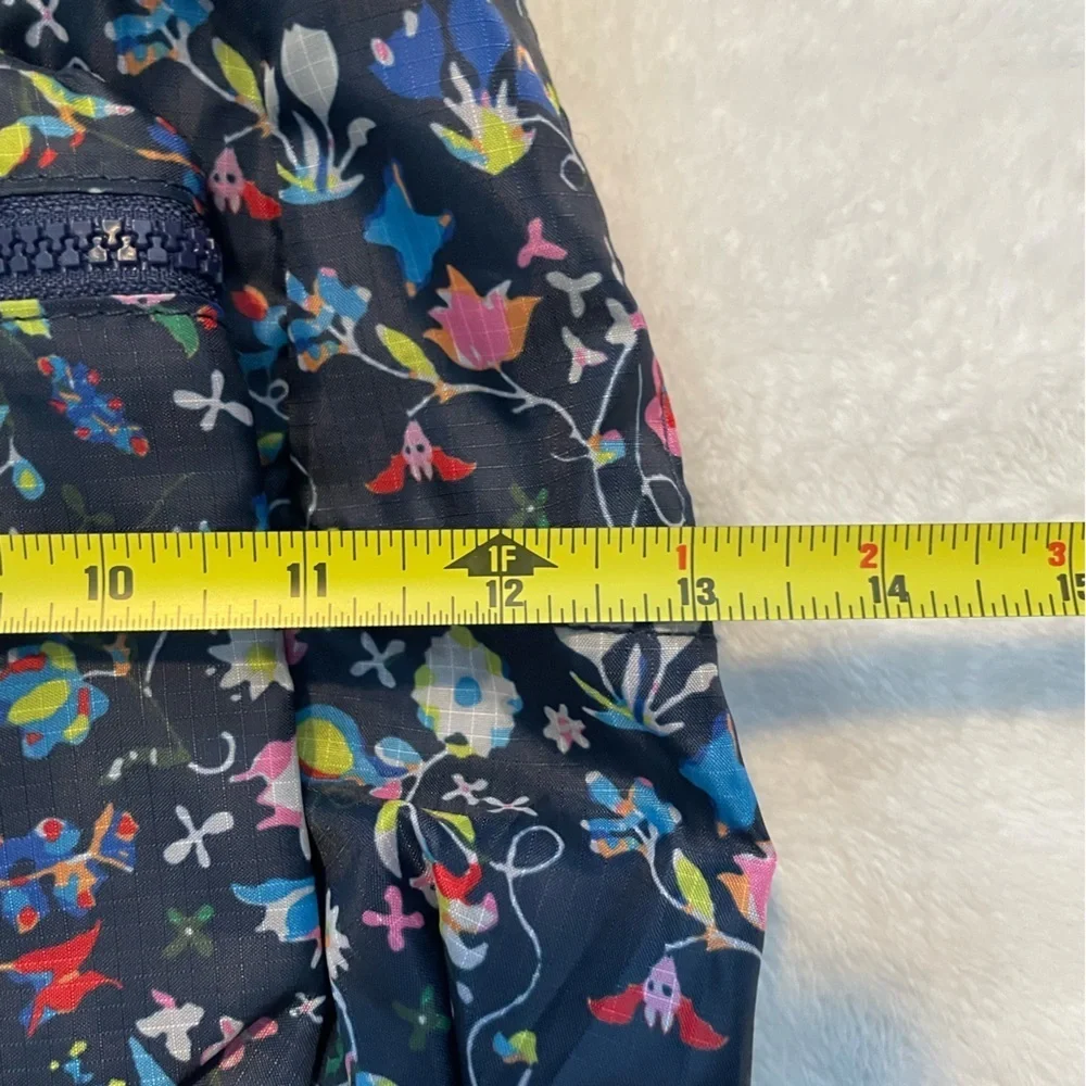 NWT Cynthia Rowley Wildflowers Navy Floral Backpack 15.5 inch x 13 inch